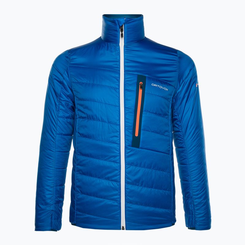 Kurtka hybrydowa męska ORTOVOX Swisswool Piz Boval petrol blue