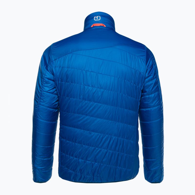 Kurtka hybrydowa męska ORTOVOX Swisswool Piz Boval petrol blue 2