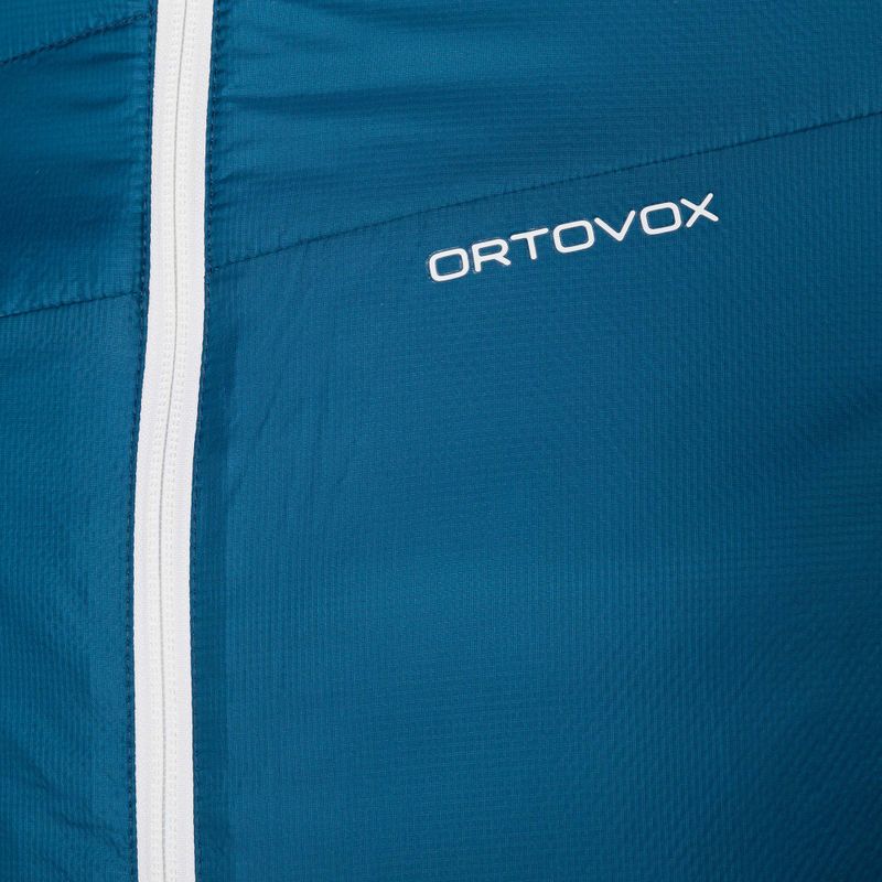 Kurtka hybrydowa męska ORTOVOX Swisswool Piz Boval petrol blue 6