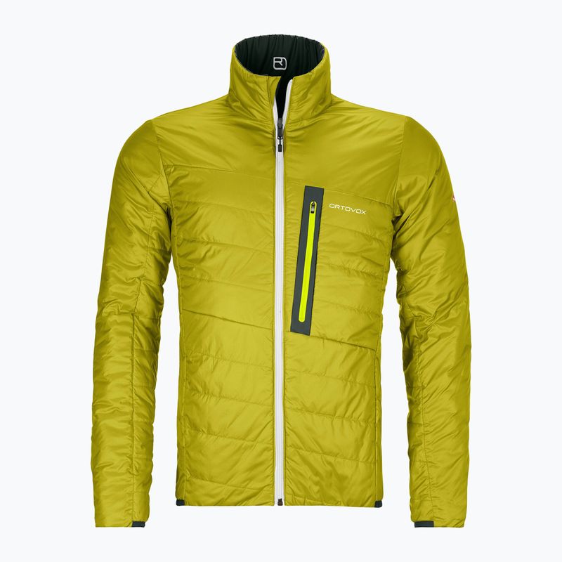Kurtka hybrydowa męska ORTOVOX Swisswool Piz Boval green pine