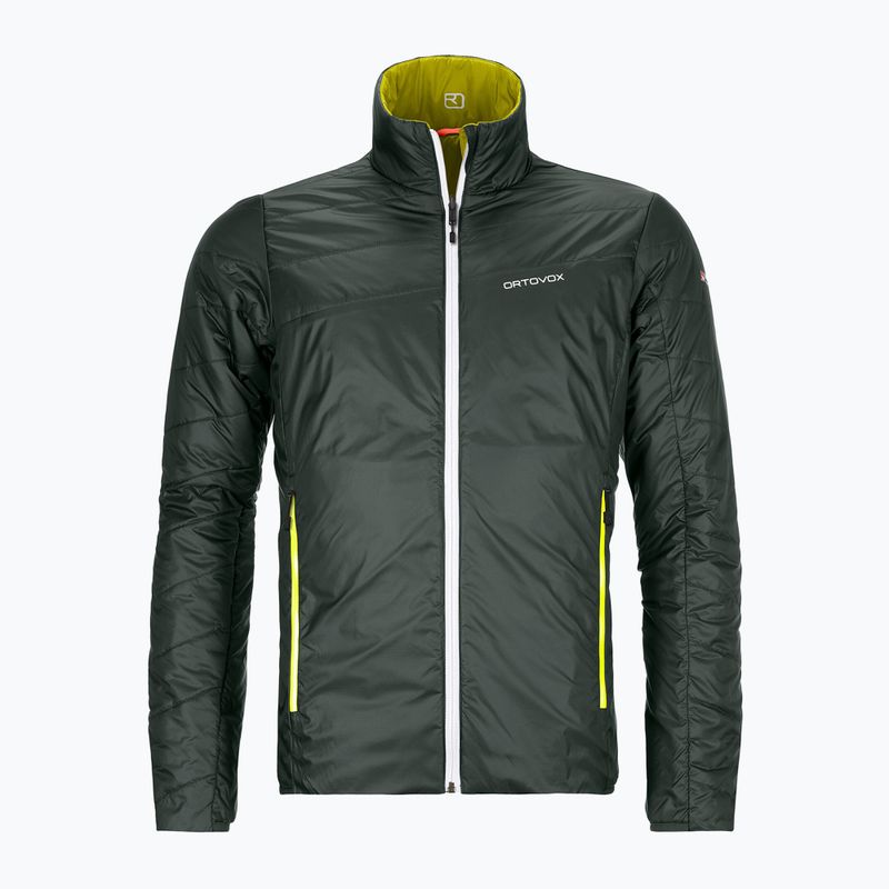 Kurtka hybrydowa męska ORTOVOX Swisswool Piz Boval green pine 3