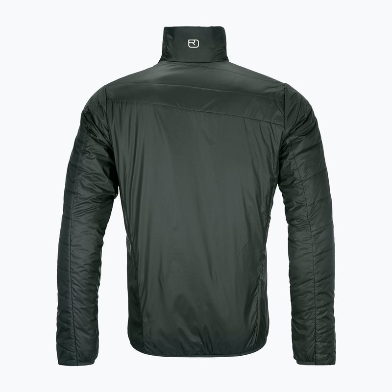 Kurtka hybrydowa męska ORTOVOX Swisswool Piz Boval green pine 4