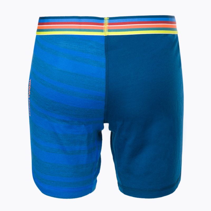 Bokserki termoaktywne męskie ORTOVOX 185 Rock'N'Wool just blue 2