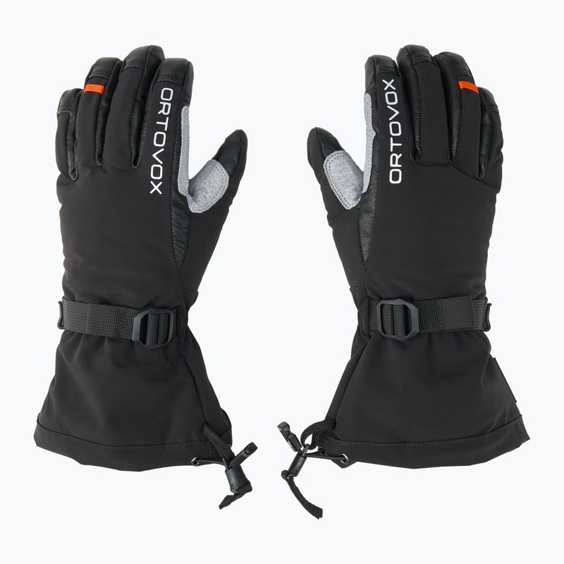 Rękawice narciarskie damskie ORTOVOX Merino Mountain black raven 3