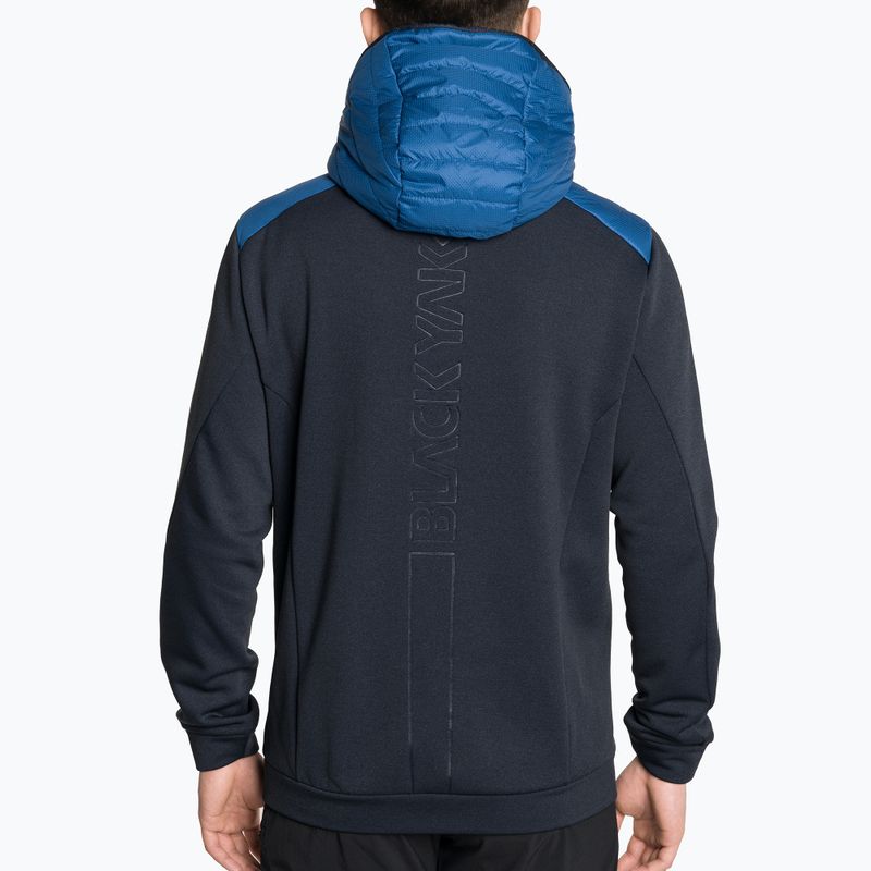 Kurtka hybrydowa męska BLACKYAK Burlina Hoody snorkel blue 2