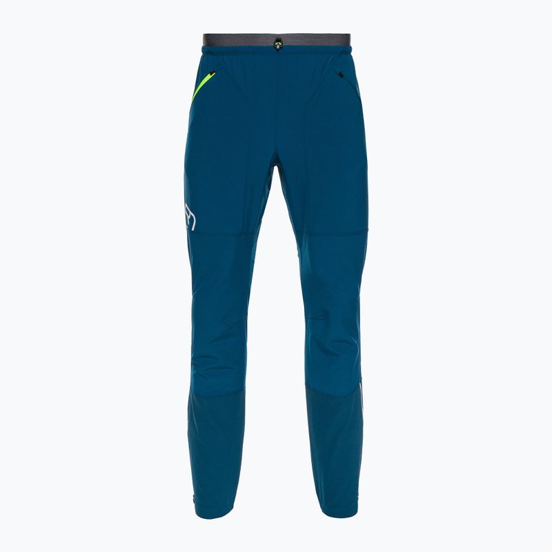 Spodnie softshell męskie ORTOVOX Berrino petrol blue