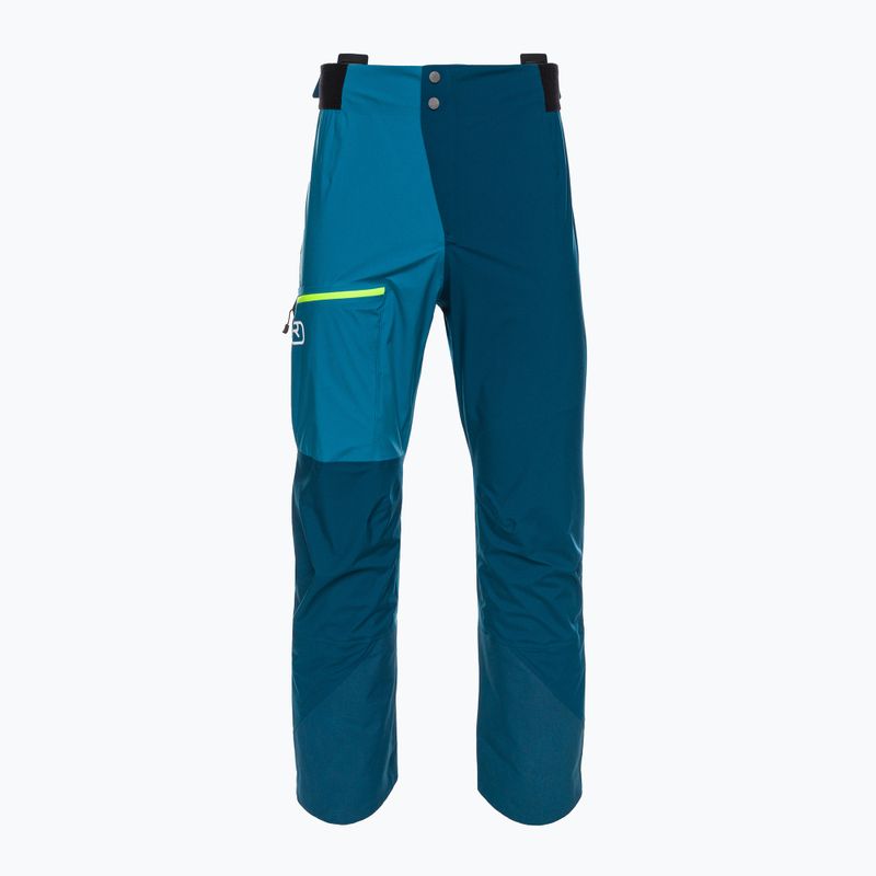 Spodnie skiturowe męskie ORTOVOX 3L Ortler petrol blue