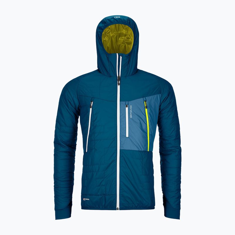 Kurtka ocieplana męska ORTOVOX Swisswool Piz Boè petrol blue