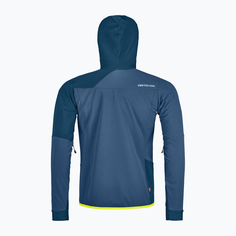 Kurtka skiturowa męska ORTOVOX Col Becchei mountain blue 5