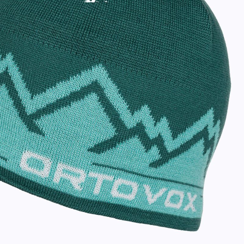 Czapka zimowa ORTOVOX Peak pacific green 4