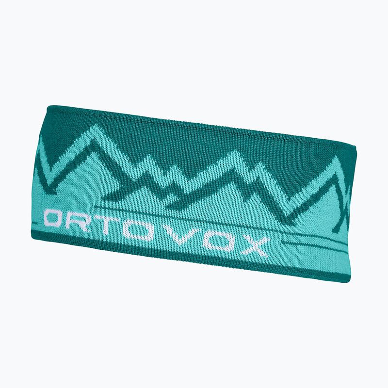 Opaska na głowę ORTOVOX Peak pacific green 4