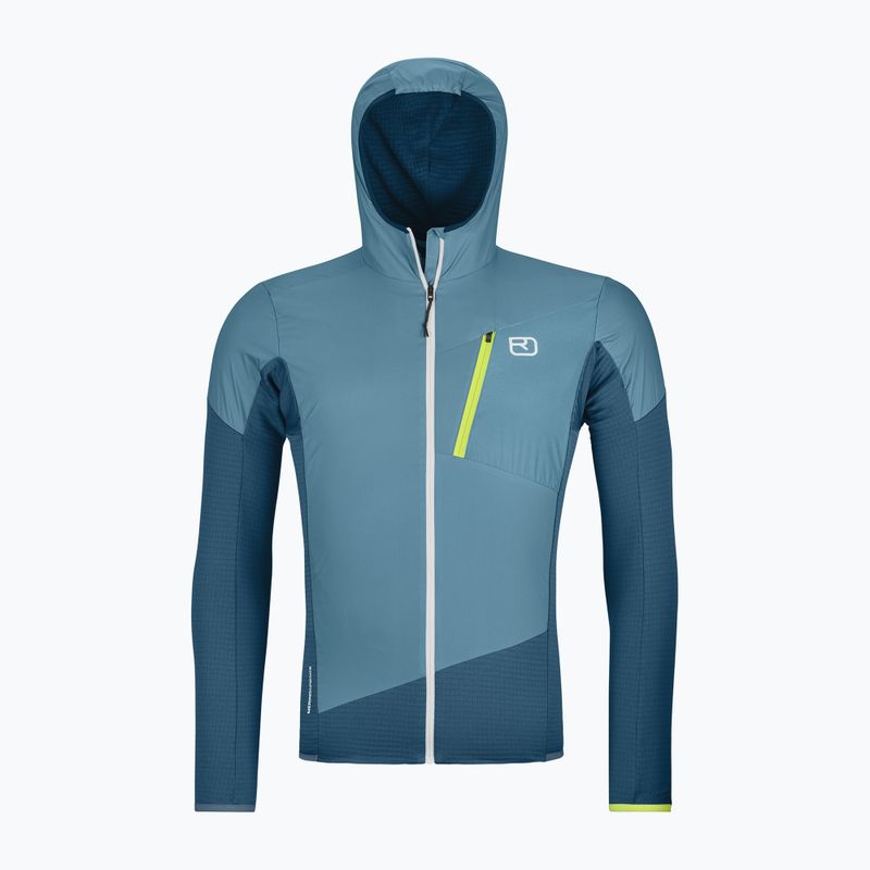 Bluza trekkingowa męska ORTOVOX Ladiz Hybrid petrol blue 6