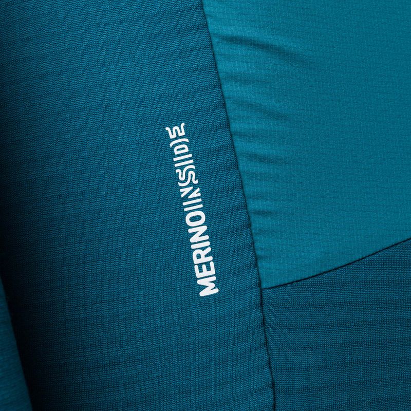 Bluza trekkingowa męska ORTOVOX Ladiz Hybrid petrol blue 4