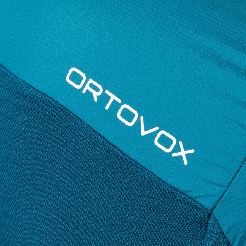 Bluza trekkingowa męska ORTOVOX Ladiz Hybrid petrol blue 5