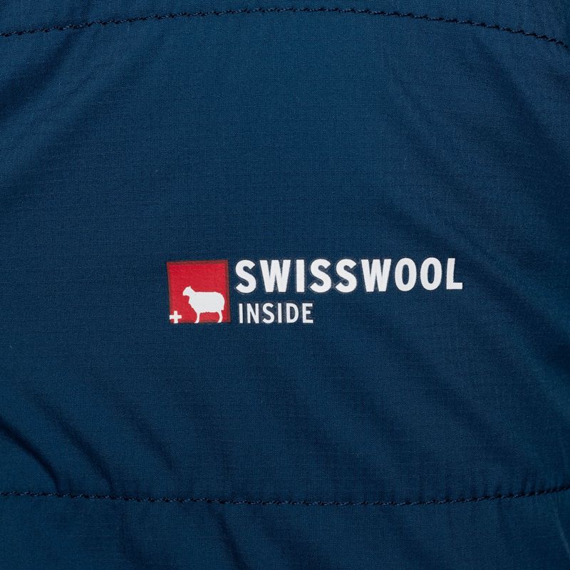 Kurtka hybrydowa damska ORTOVOX Swisswool Piz Duan petrol blue 4