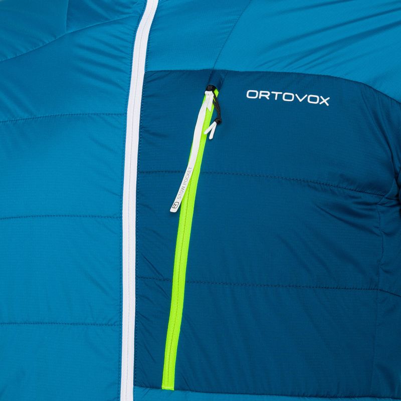 Kurtka hybrydowa męska ORTOVOX Swisswool Piz Duan mountain blue 3