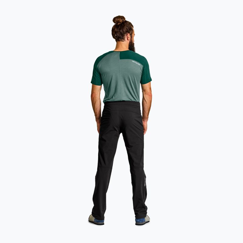 Spodnie softshell męskie ORTOVOX Brenta black raven 3