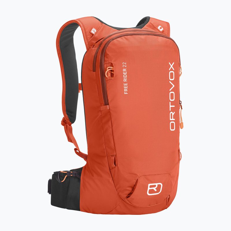 Plecak narciarski ORTOVOX Free Rider 22 l hot orange