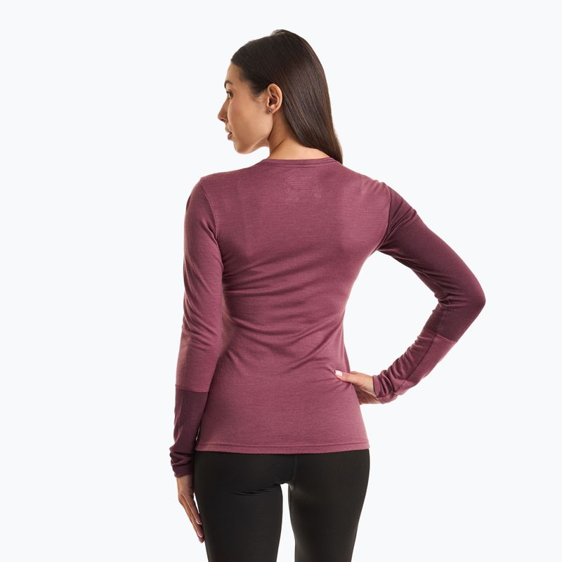 Bluza termoaktywna damska ORTOVOX 185 Rock'N'Wool mountain rose 2