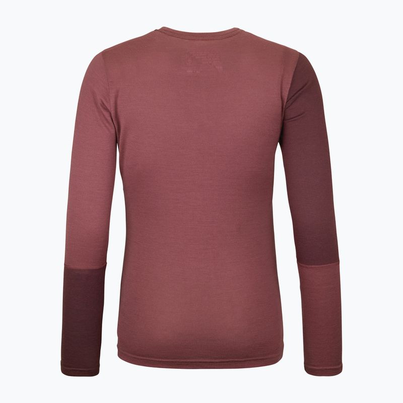 Bluza termoaktywna damska ORTOVOX 185 Rock'N'Wool mountain rose 6