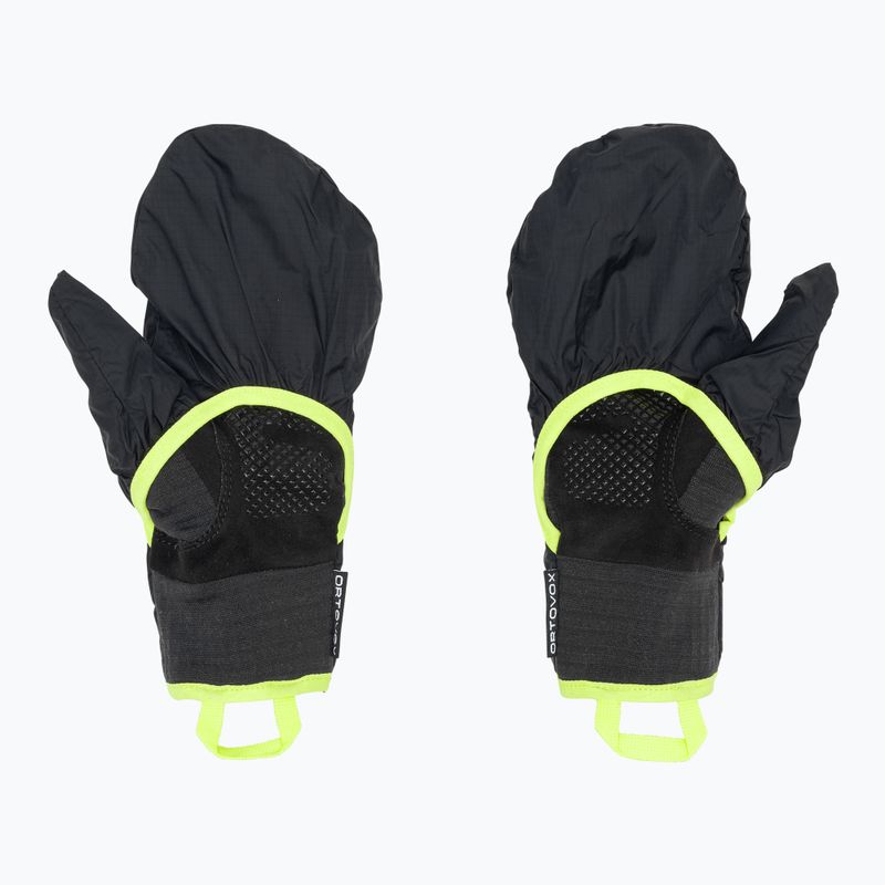Rękawice skiturowe męskie ORTOVOX Fleece Grid Cover black raven 4