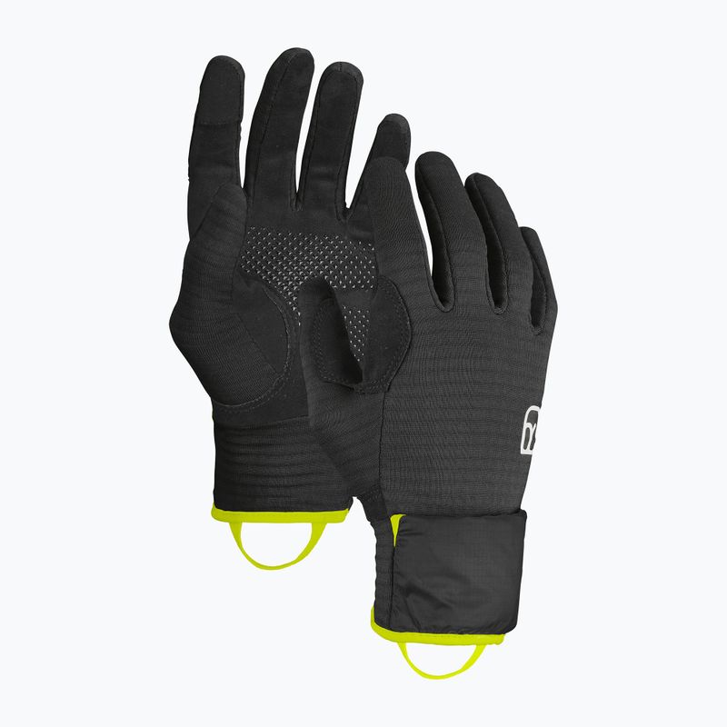 Rękawice skiturowe męskie ORTOVOX Fleece Grid Cover black raven 8