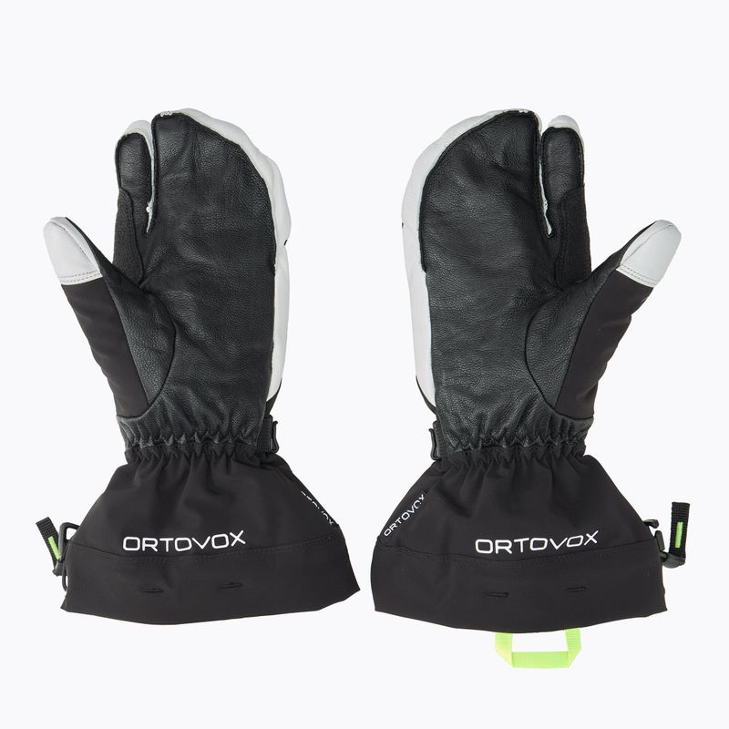 Rękawice narciarskie męskie ORTOVOX Merino Freeride 3 Finger black raven 2