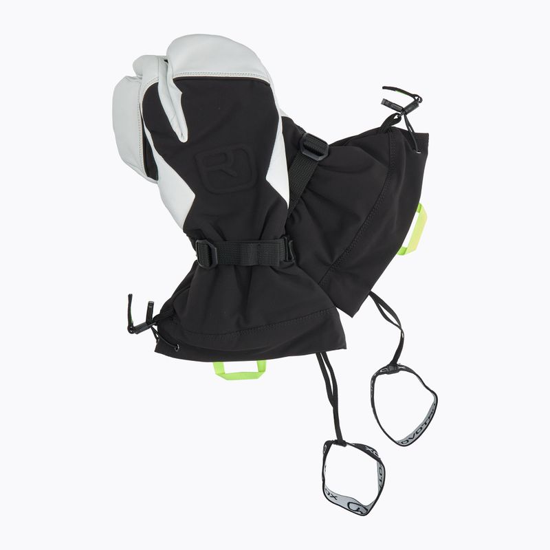 Rękawice narciarskie męskie ORTOVOX Merino Freeride 3 Finger black raven 6