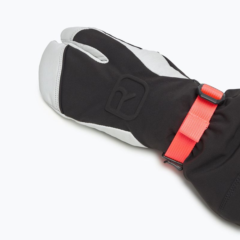Rękawice narciarskie damskie ORTOVOX Merino Freeride 3 Finger black raven 4