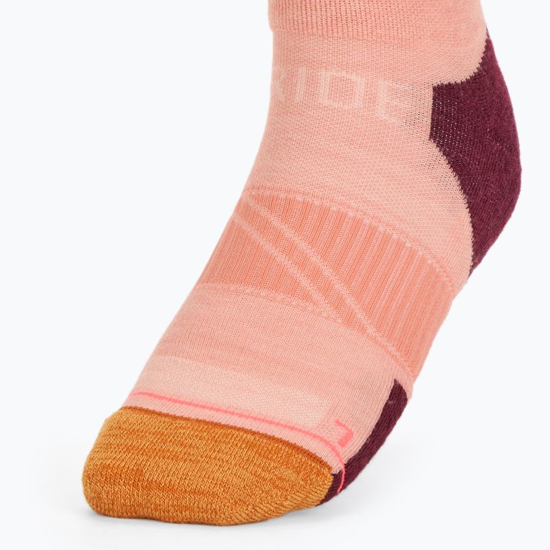 Skarpety narciarskie damskie ORTOVOX Freeride Long Socks Cozy bloom 3