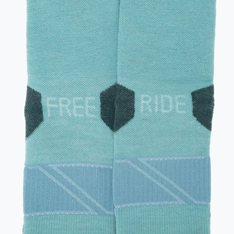 Skarpety narciarskie damskie ORTOVOX Freeride Long Socks Cozy ice waterfall 4