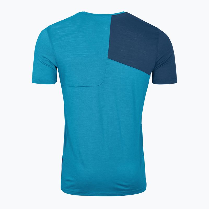 Koszulka trekkingowa męska ORTOVOX 120 Tec mountain blue 2