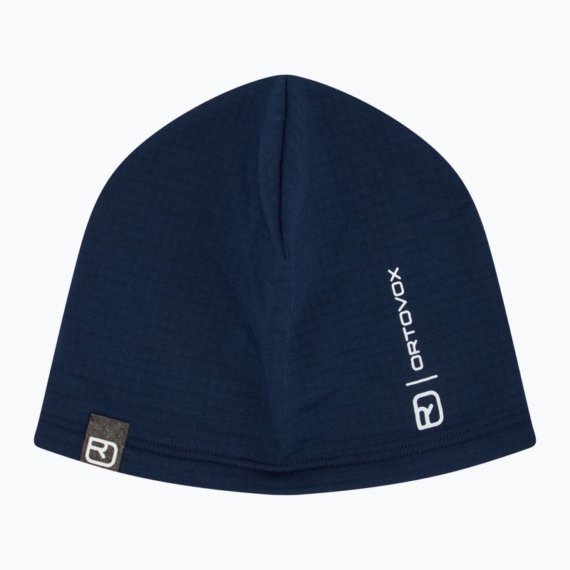 Czapka zimowa ORTOVOX Fleece Grid deep ocean