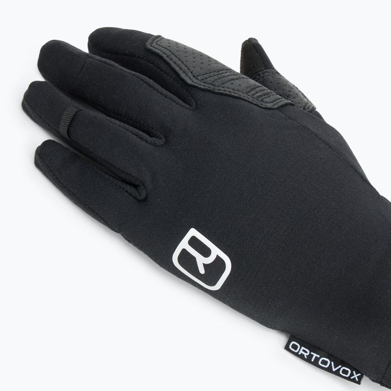 Rękawice skiturowe męskie ORTOVOX Fleece Light black raven 5