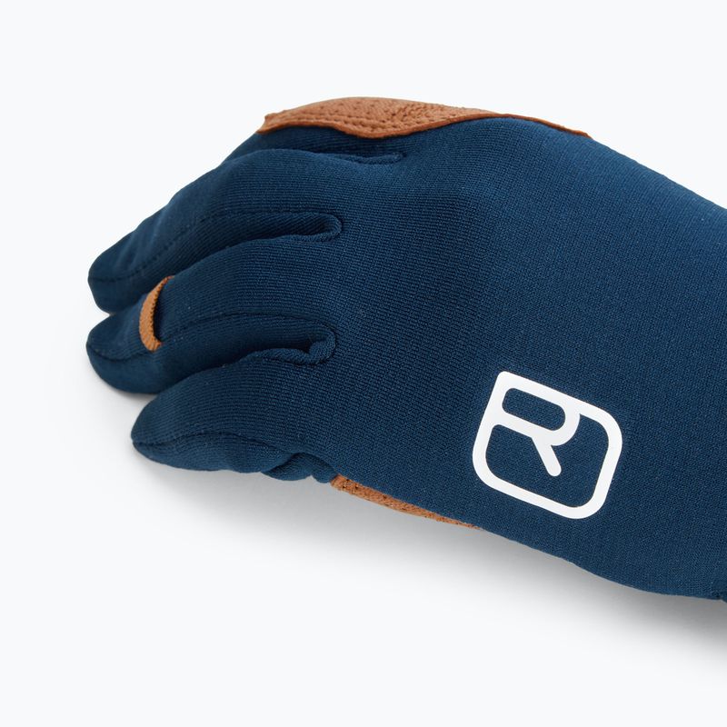 Rękawice skiturowe męskie ORTOVOX Fleece Light deep ocean 4