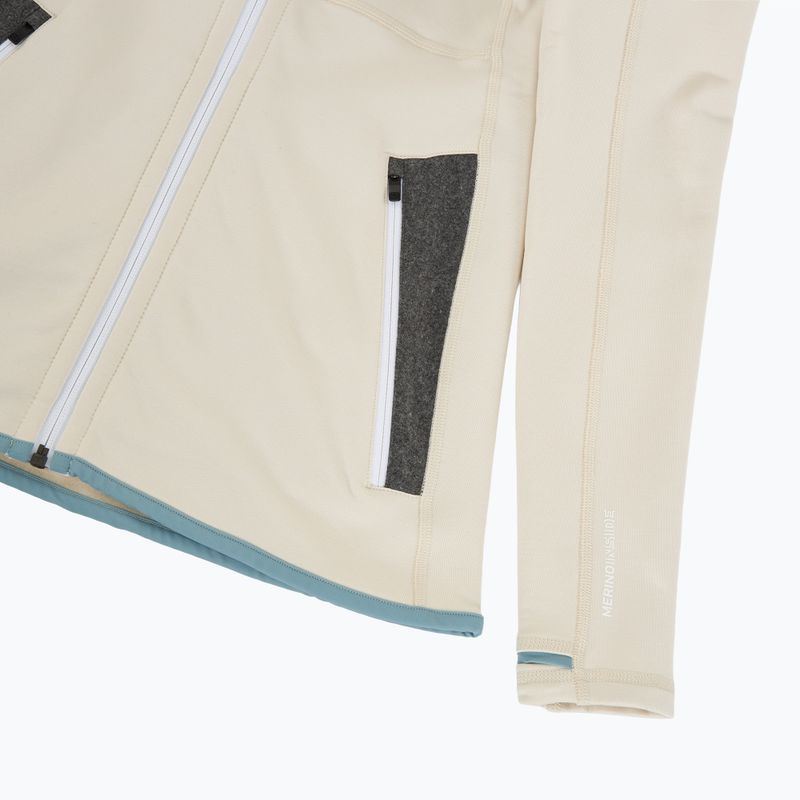 Bluza damska ORTOVOX Fleece Hoody white chalk 4