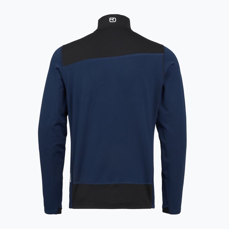 Bluza męska ORTOVOX Fleece Light deep ocean 2