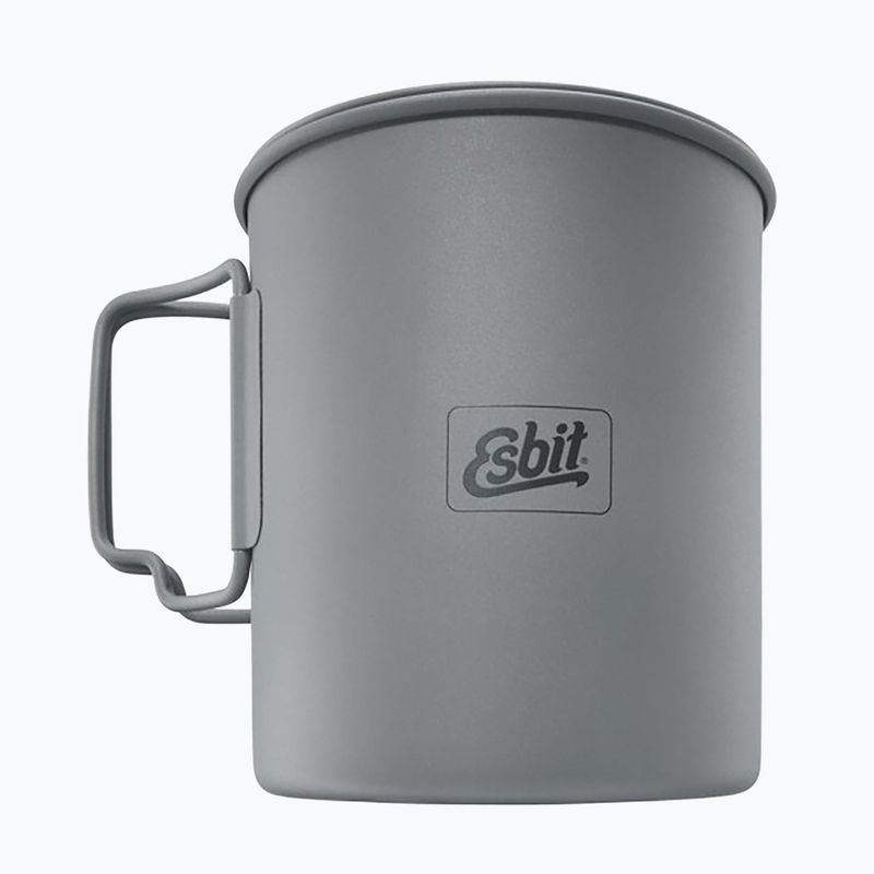 Kubek turystyczny Esbit Titanium Pot 750 ml titanium 2