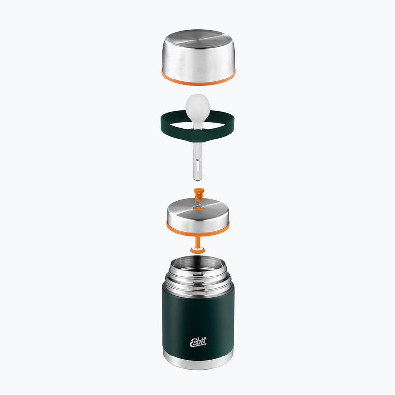 Termos na żywność ze sztućcami Esbit Stainless Steel Food Jug 500 ml forest green 4