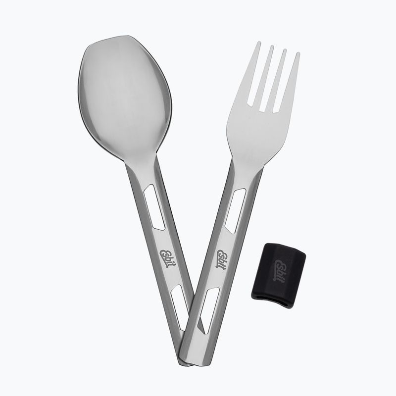 Termos na żywność ze sztućcami Esbit Stainless Steel Food Jug 750 ml black 9