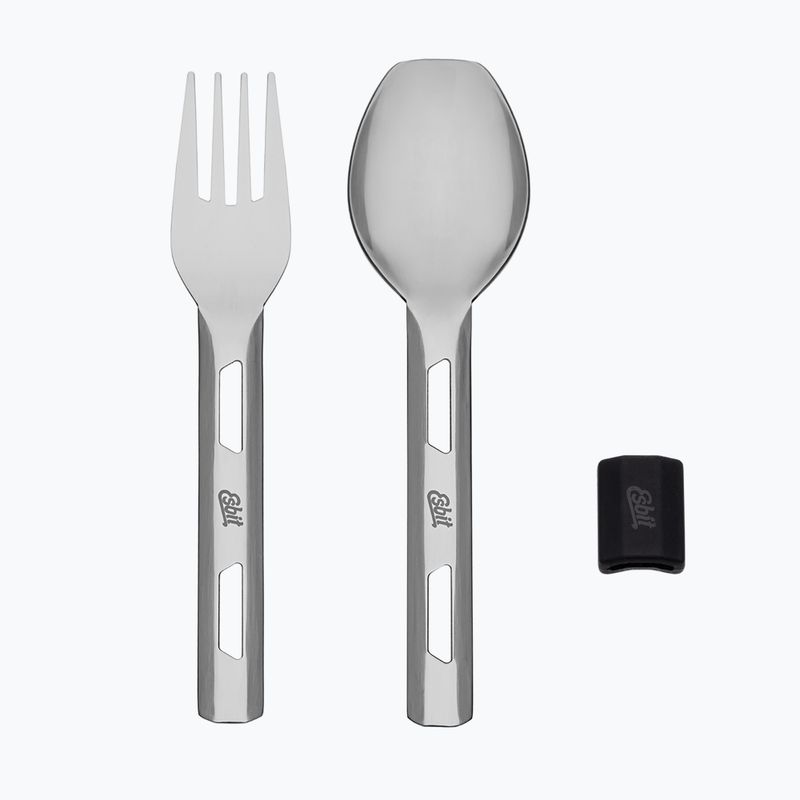 Termos na żywność ze sztućcami Esbit Stainless Steel Food Jug 750 ml black 10