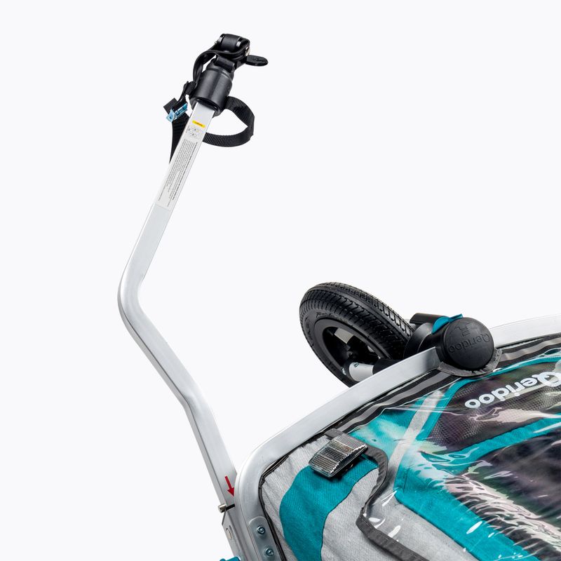 Przyczepka rowerowa Qeridoo Speedkid 2 petrol blue 7