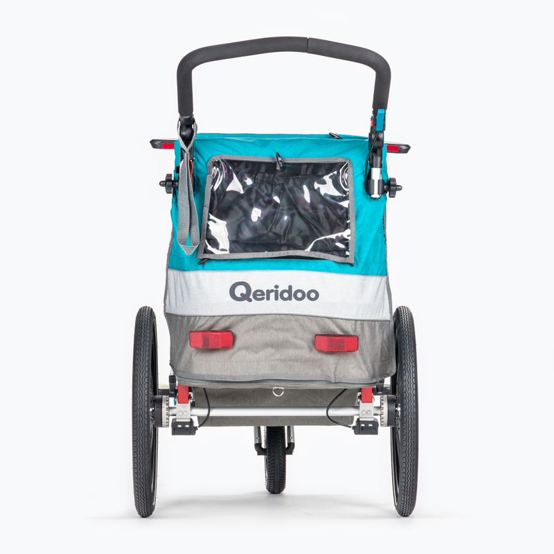 Przyczepka rowerowa Qeridoo Sportrex 1 petrol blue 4