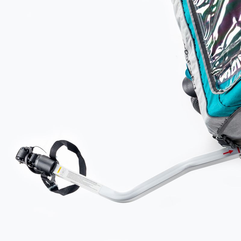 Przyczepka rowerowa Qeridoo Sportrex 1 petrol blue 8