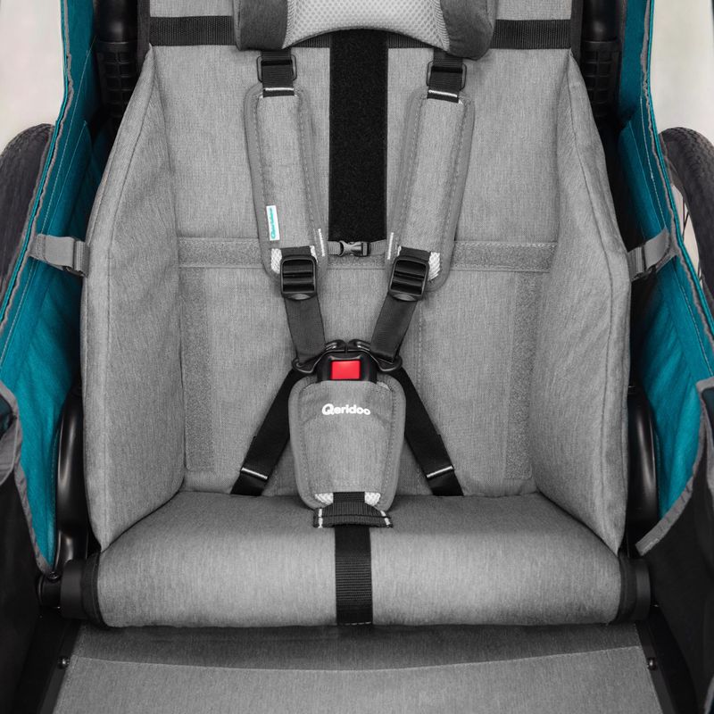 Przyczepka rowerowa Qeridoo Sportrex 1 petrol blue 9