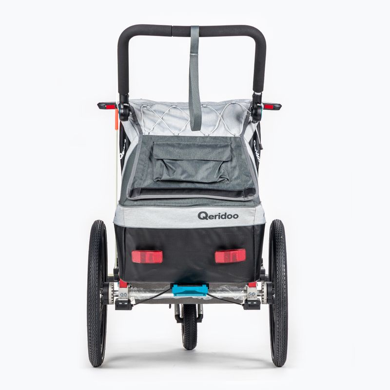 Przyczepka rowerowa Qeridoo Kidgoo1 Sport anthracite grey 3