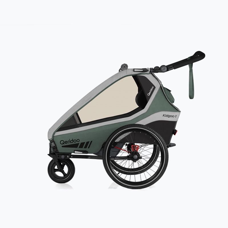 Przyczepka rowerowa Qeridoo KidGoo 1 ivy green 3