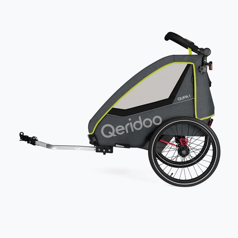 Przyczepka rowerowa Qeridoo Qupa 1 lime 2