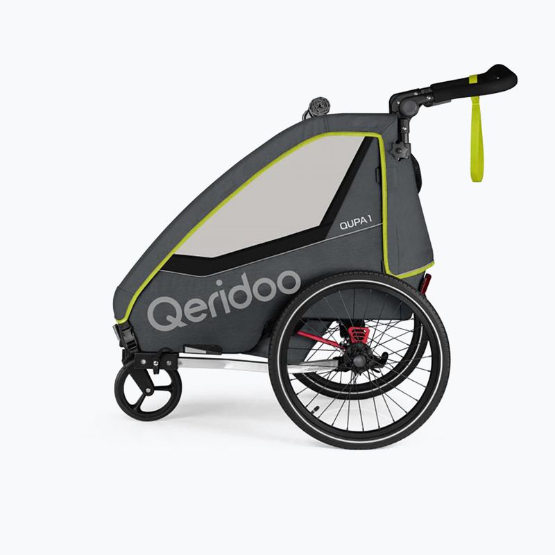 Przyczepka rowerowa Qeridoo Qupa 1 lime 3