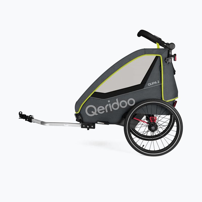 Przyczepka rowerowa Qeridoo Qupa 2 2022 lime
